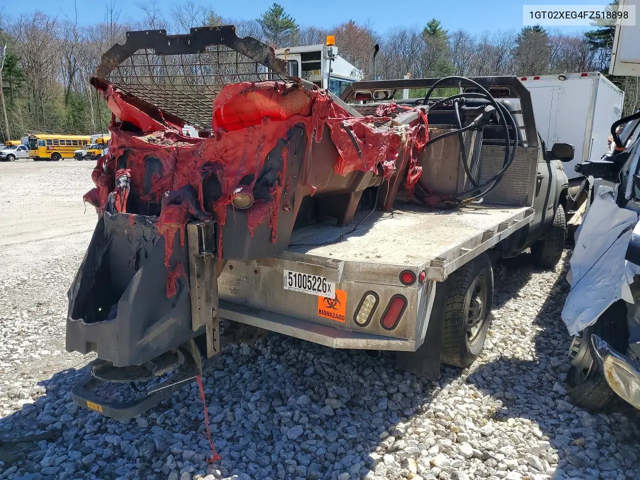 2015 GMC Sierra K2500 Heavy Duty VIN: 1GT02XEG4FZ518898 Lot: 51005226