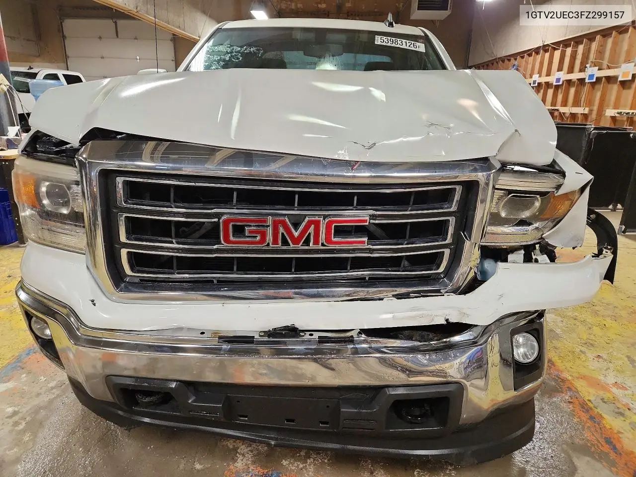 2015 GMC Sierra K1500 Sle VIN: 1GTV2UEC3FZ299157 Lot: 53983126