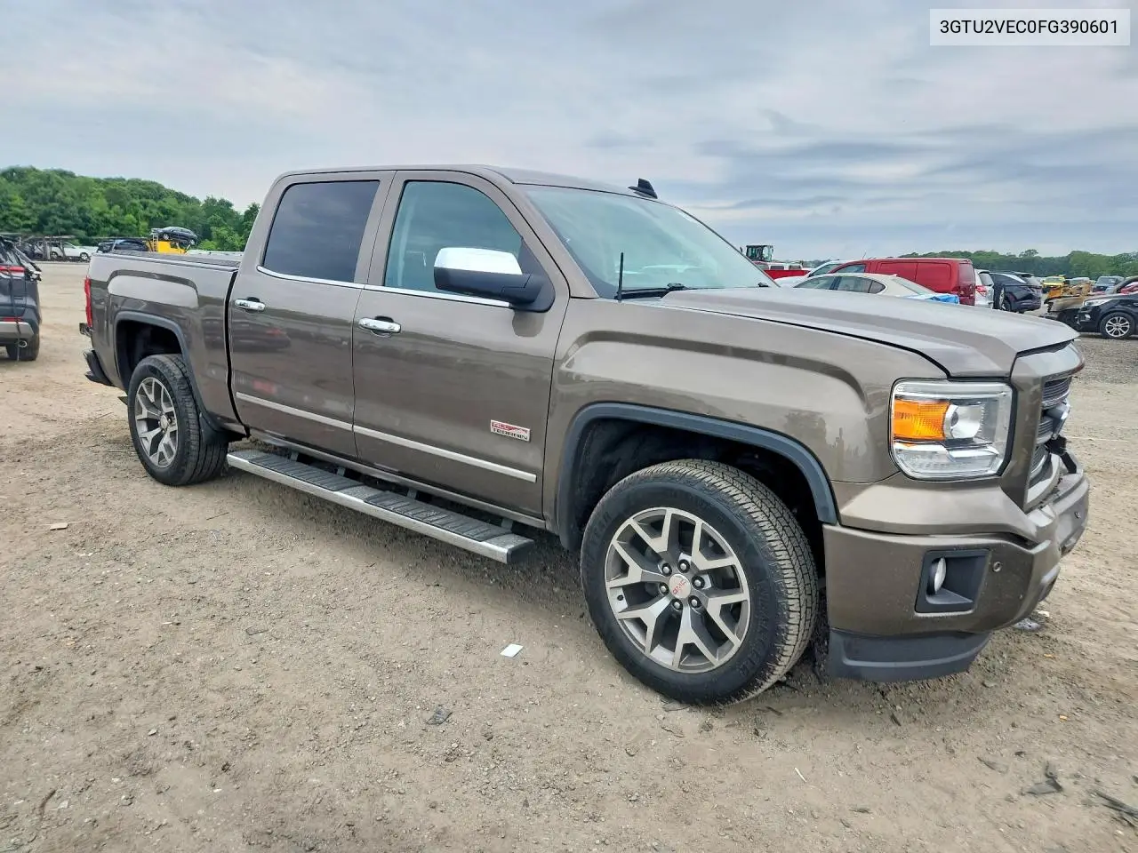 2015 GMC Sierra K1500 Slt VIN: 3GTU2VEC0FG390601 Lot: 57810576