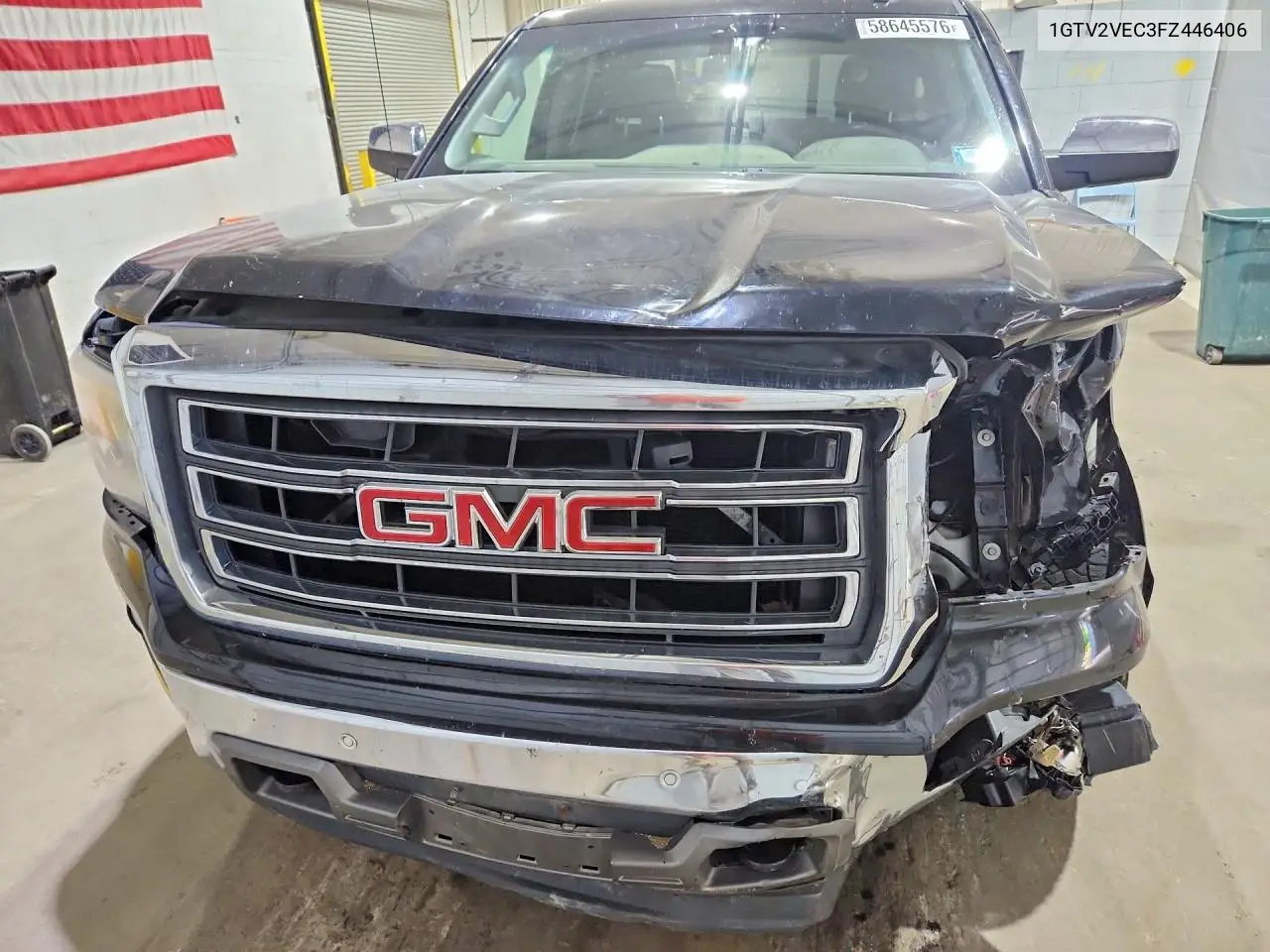 2015 GMC Sierra K1500 Slt VIN: 1GTV2VEC3FZ446406 Lot: 58645576