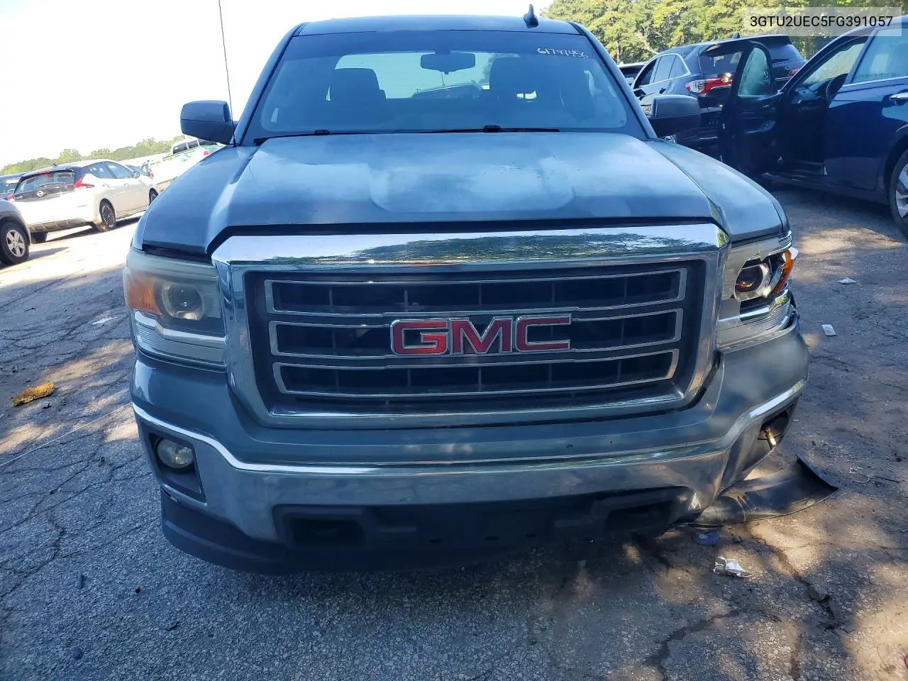 2015 GMC Sierra K1500 Sle VIN: 3GTU2UEC5FG391057 Lot: 61797456