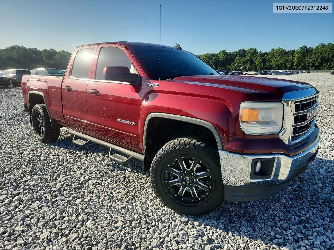 2015 GMC Sierra K1500 Sle VIN: 1GTV2UEC7FZ312248 Lot: 61939506