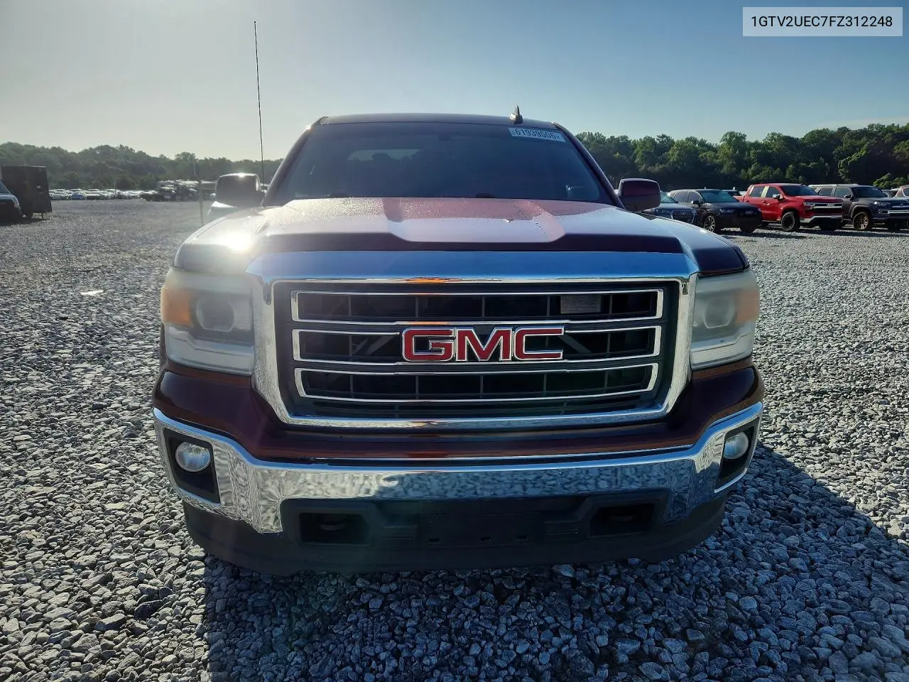 2015 GMC Sierra K1500 Sle VIN: 1GTV2UEC7FZ312248 Lot: 61939506