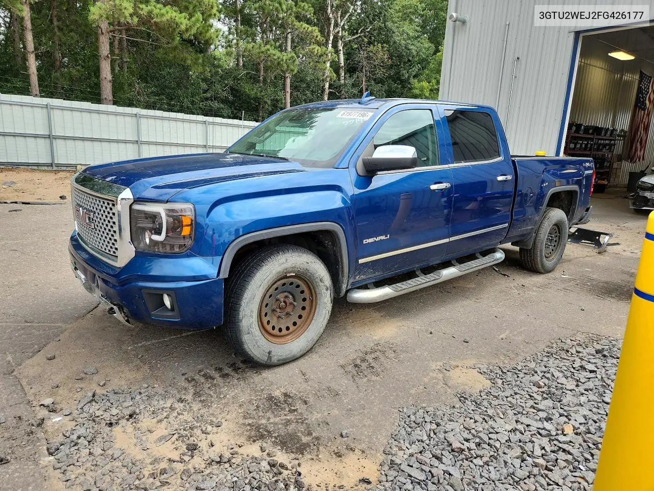 2015 GMC Sierra K1500 Denali VIN: 3GTU2WEJ2FG426177 Lot: 61977196