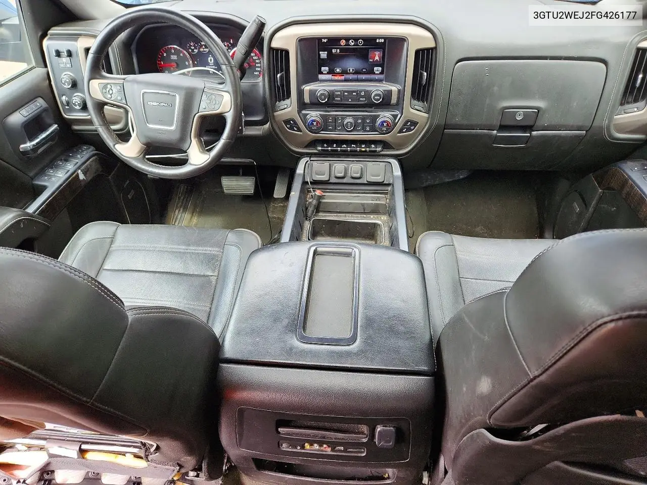 2015 GMC Sierra K1500 Denali VIN: 3GTU2WEJ2FG426177 Lot: 61977196