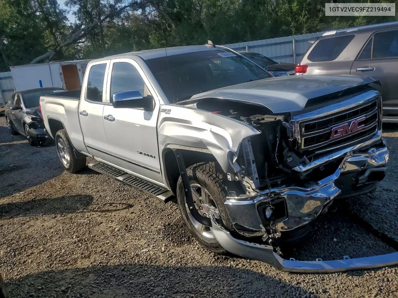 1GTV2VEC9FZ219494 2015 GMC Sierra K1500 Slt