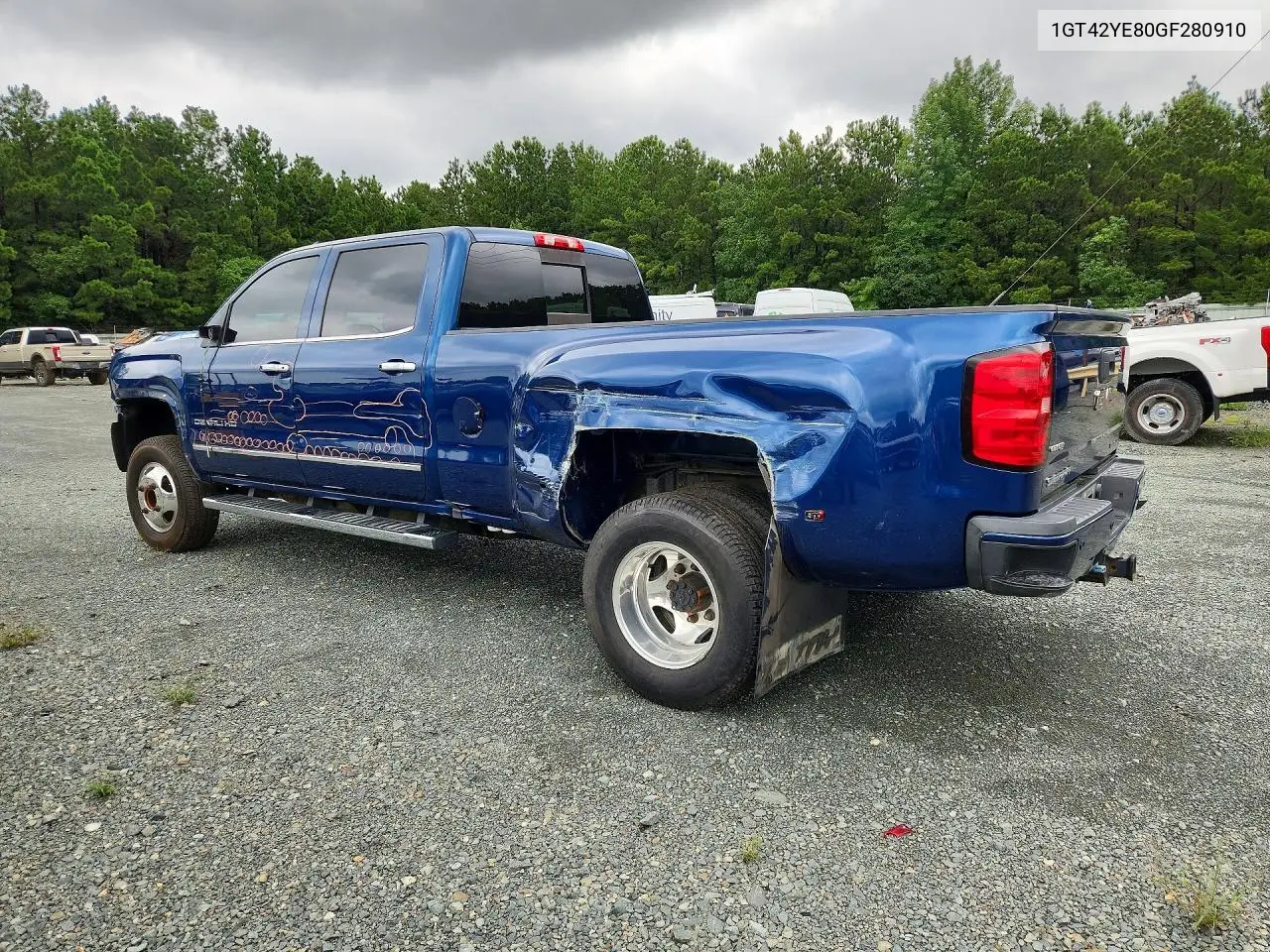 2016 GMC Sierra K3500 Denali VIN: 1GT42YE80GF280910 Lot: 57568486