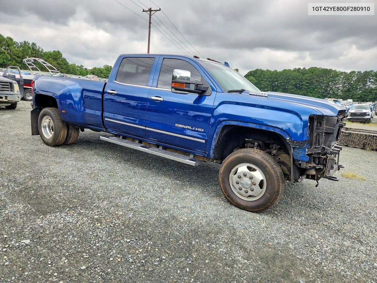 2016 GMC Sierra K3500 Denali VIN: 1GT42YE80GF280910 Lot: 57568486