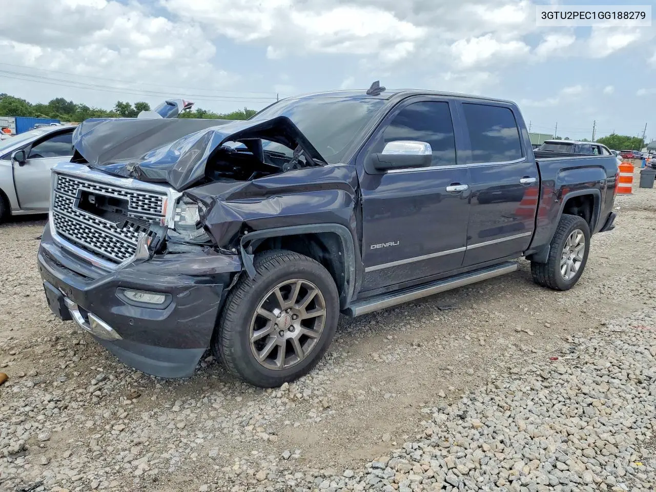 2016 GMC Sierra K1500 Denali VIN: 3GTU2PEC1GG188279 Lot: 58379866