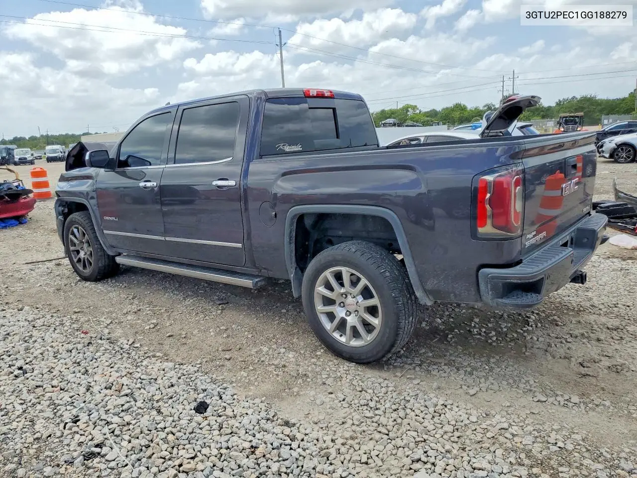 2016 GMC Sierra K1500 Denali VIN: 3GTU2PEC1GG188279 Lot: 58379866