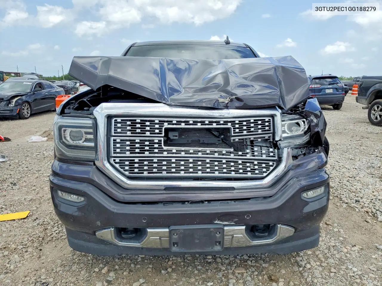 2016 GMC Sierra K1500 Denali VIN: 3GTU2PEC1GG188279 Lot: 58379866