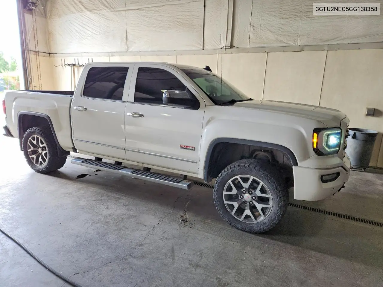 2016 GMC Sierra K1500 Slt VIN: 3GTU2NEC5GG138358 Lot: 59177866