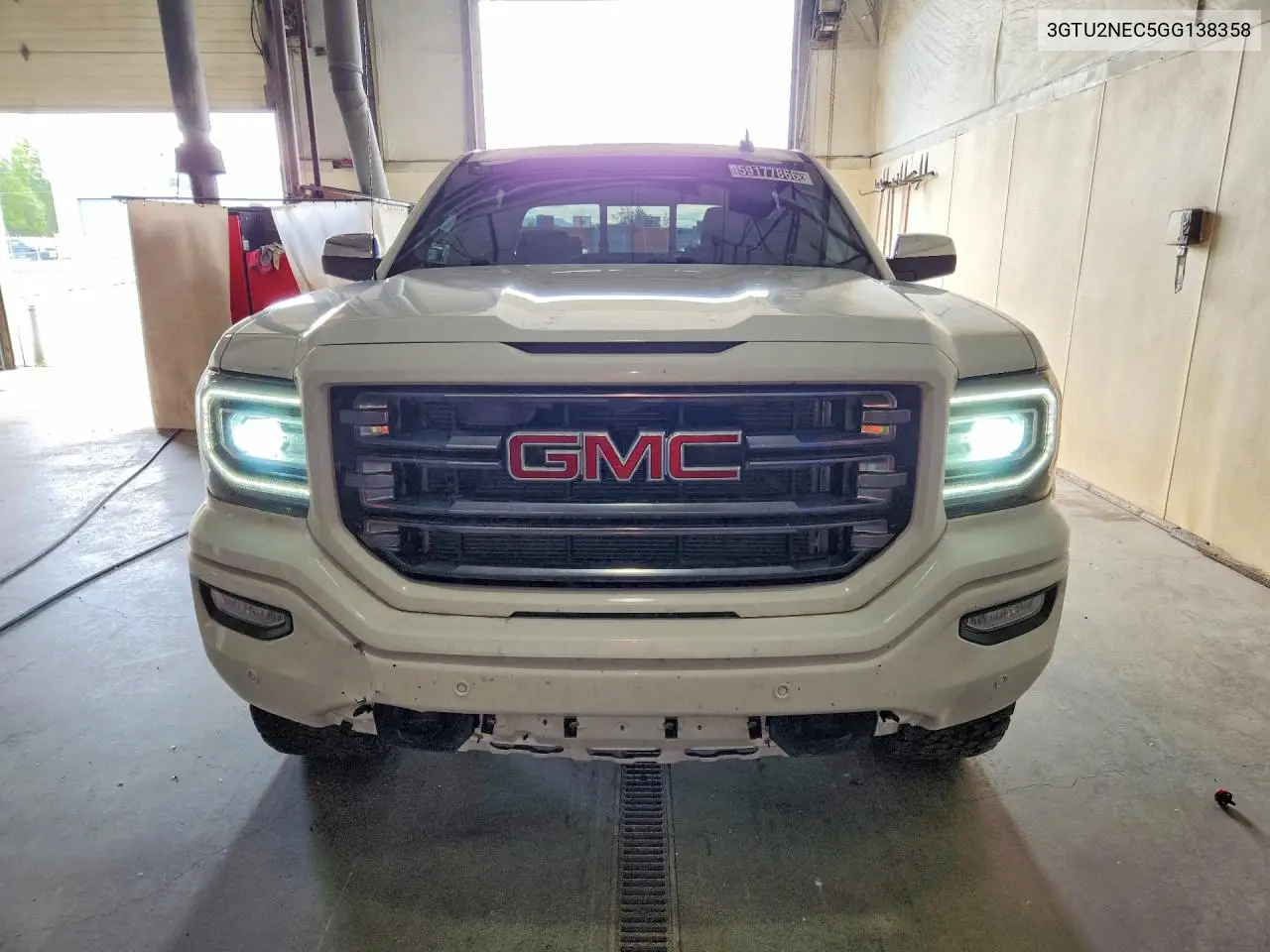2016 GMC Sierra K1500 Slt VIN: 3GTU2NEC5GG138358 Lot: 59177866