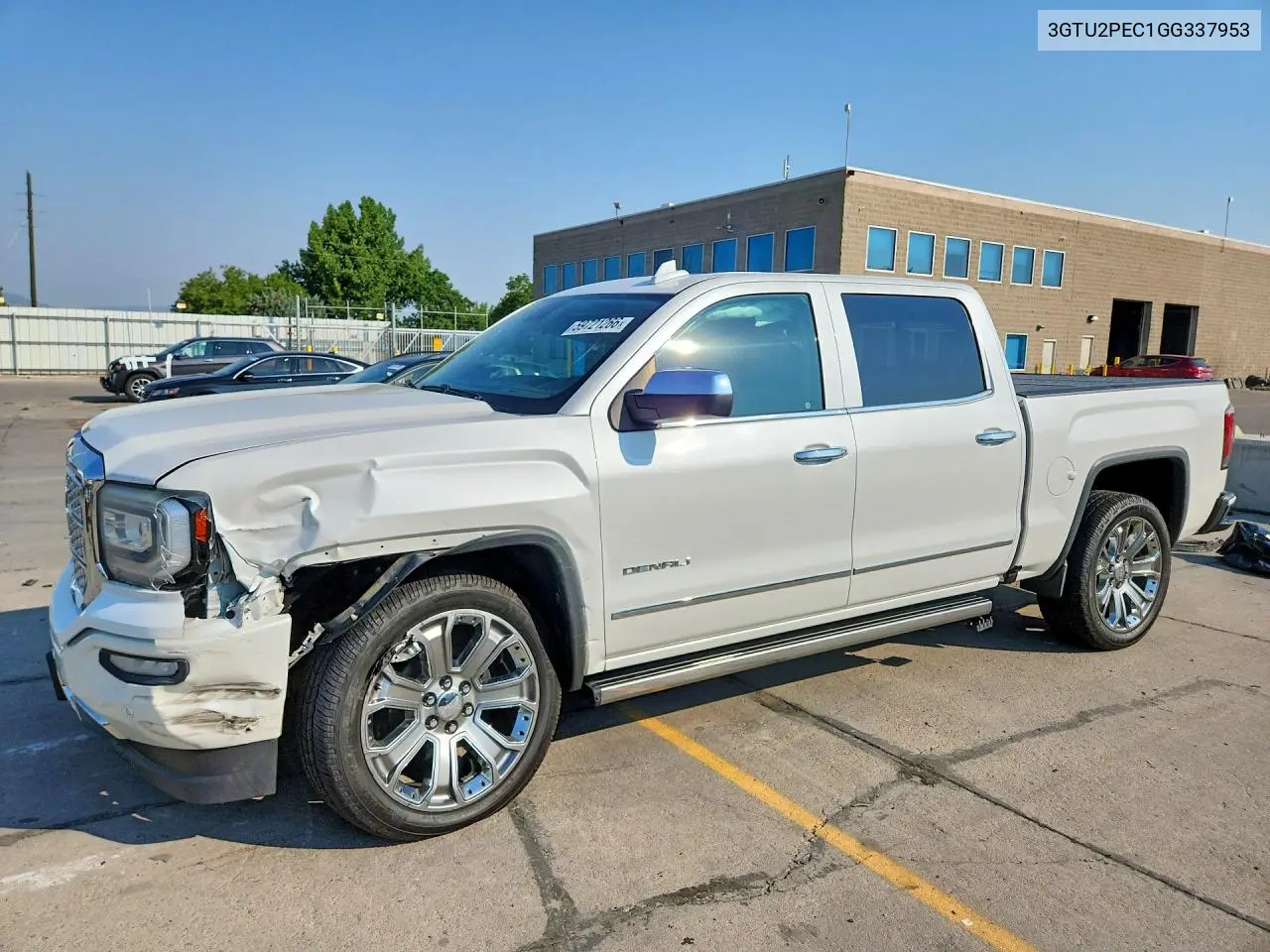 2016 GMC Sierra K1500 Denali VIN: 3GTU2PEC1GG337953 Lot: 59721266