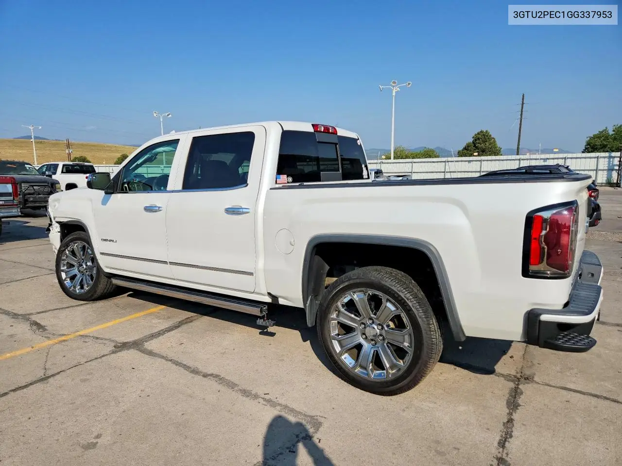 2016 GMC Sierra K1500 Denali VIN: 3GTU2PEC1GG337953 Lot: 59721266
