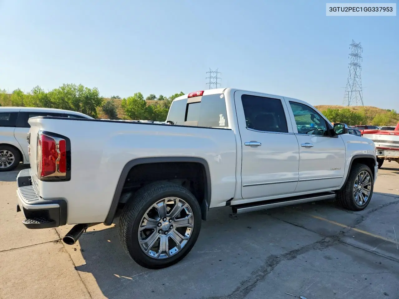 2016 GMC Sierra K1500 Denali VIN: 3GTU2PEC1GG337953 Lot: 59721266