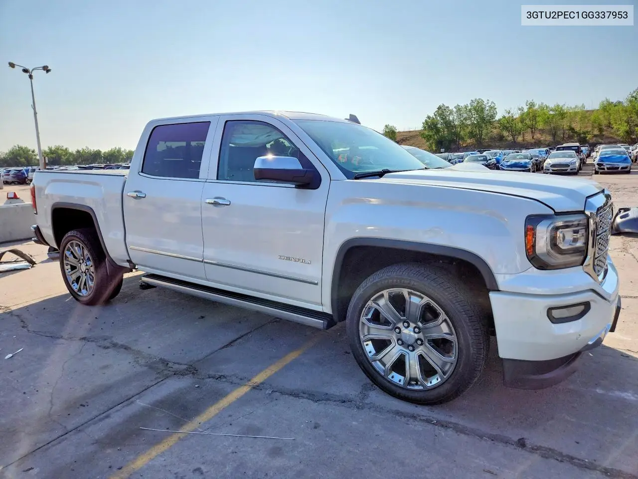 2016 GMC Sierra K1500 Denali VIN: 3GTU2PEC1GG337953 Lot: 59721266