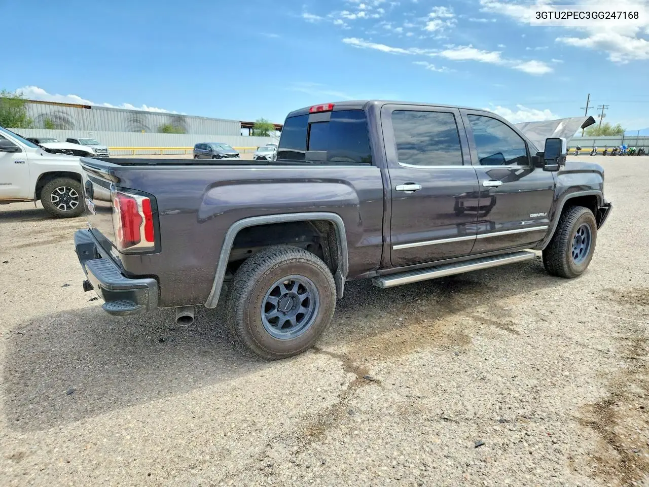 2016 GMC Sierra K1500 Denali VIN: 3GTU2PEC3GG247168 Lot: 61147586