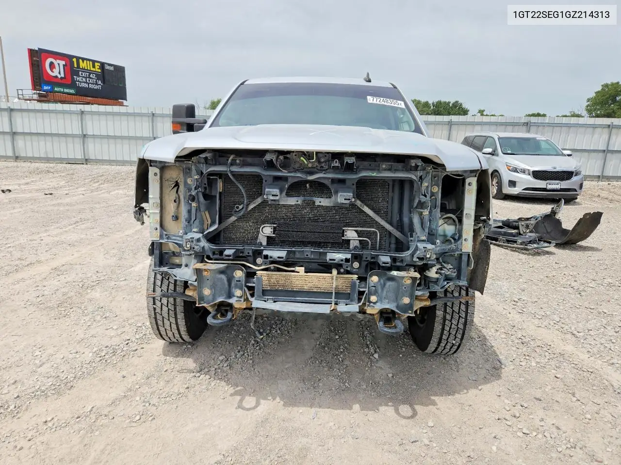 1GT22SEG1GZ214313 2016 GMC Sierra K2500 Sle