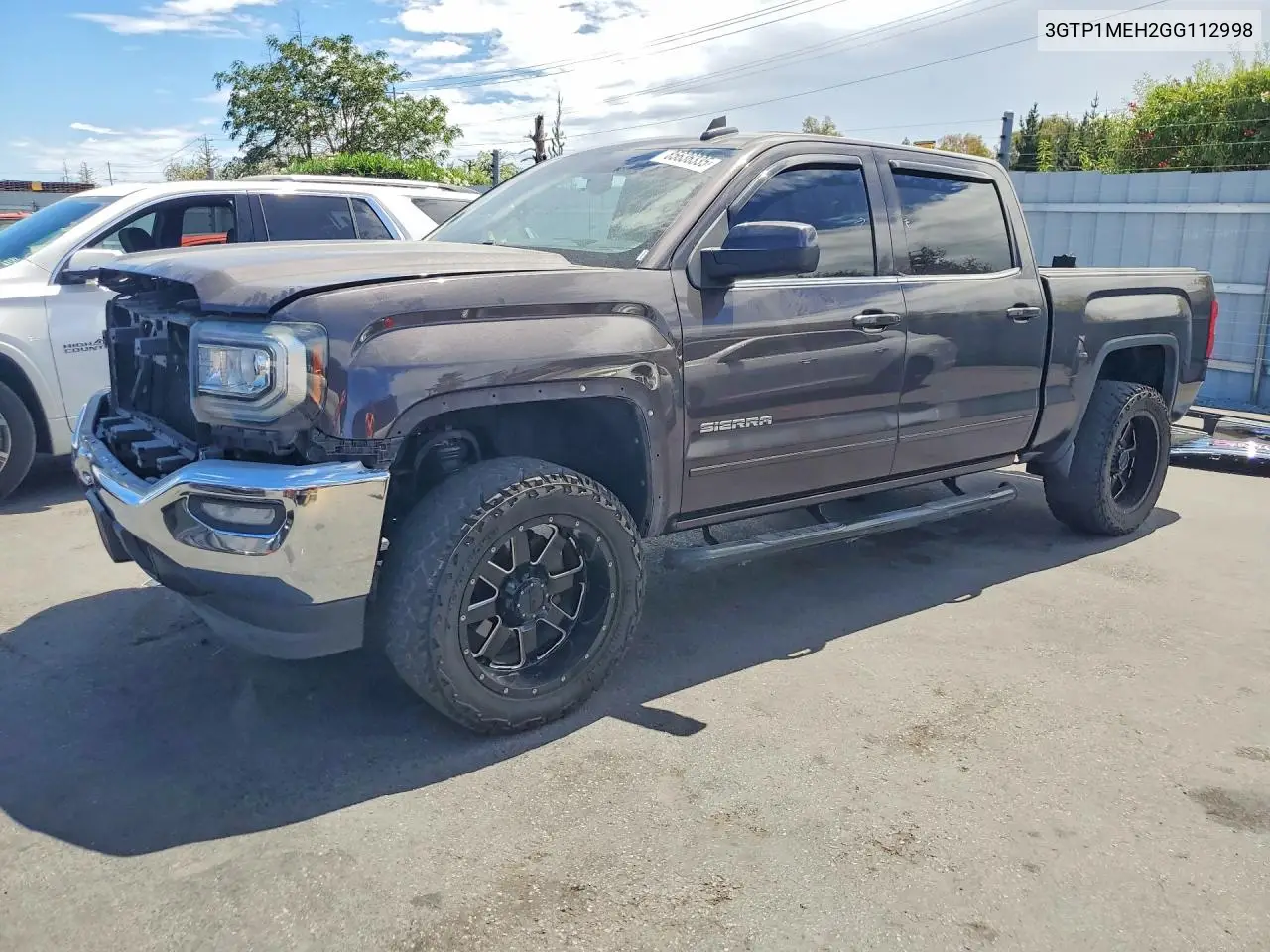 2016 GMC Sierra C1500 Sle VIN: 3GTP1MEH2GG112998 Lot: 85636335