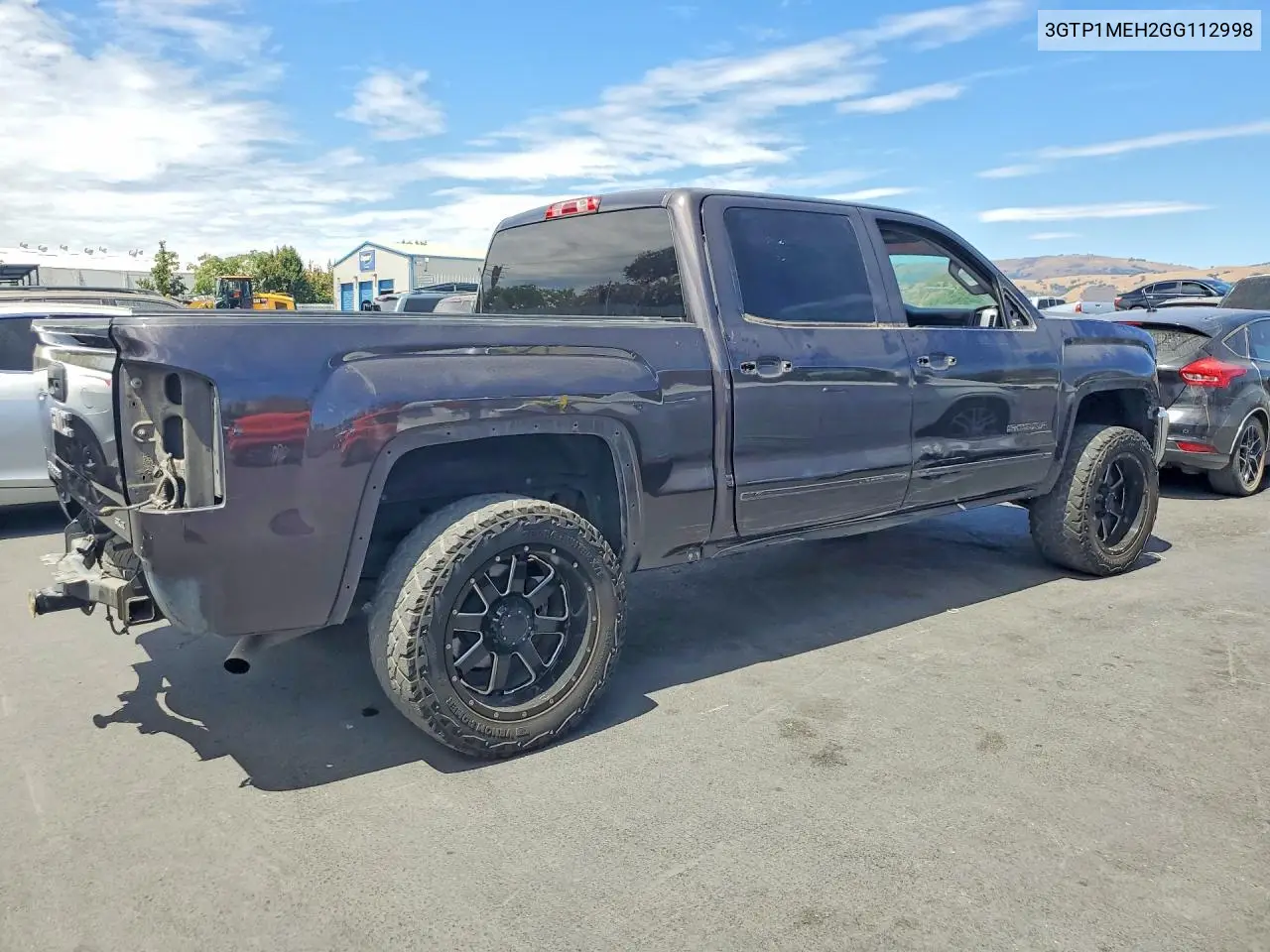 2016 GMC Sierra C1500 Sle VIN: 3GTP1MEH2GG112998 Lot: 85636335