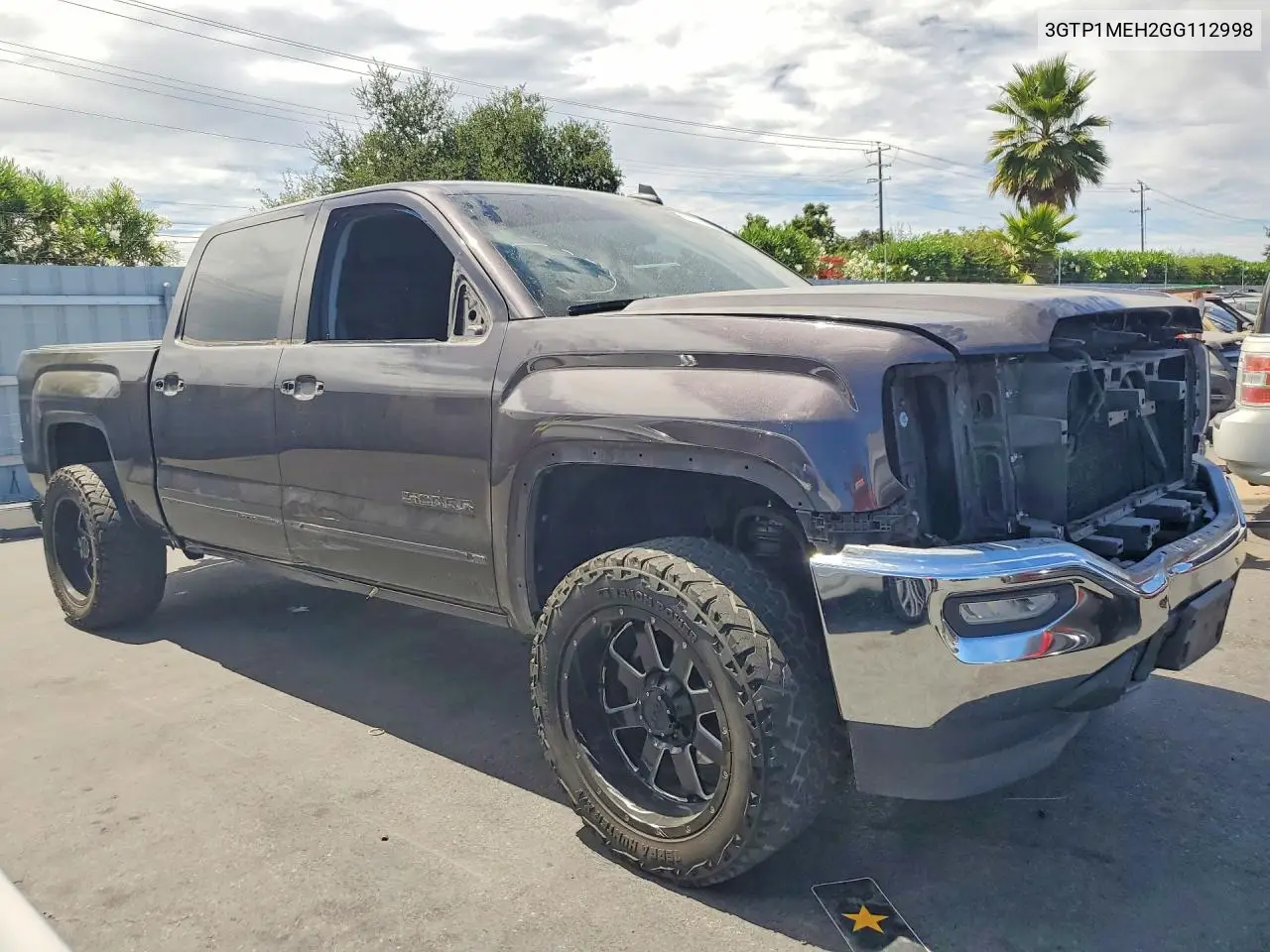 2016 GMC Sierra C1500 Sle VIN: 3GTP1MEH2GG112998 Lot: 85636335