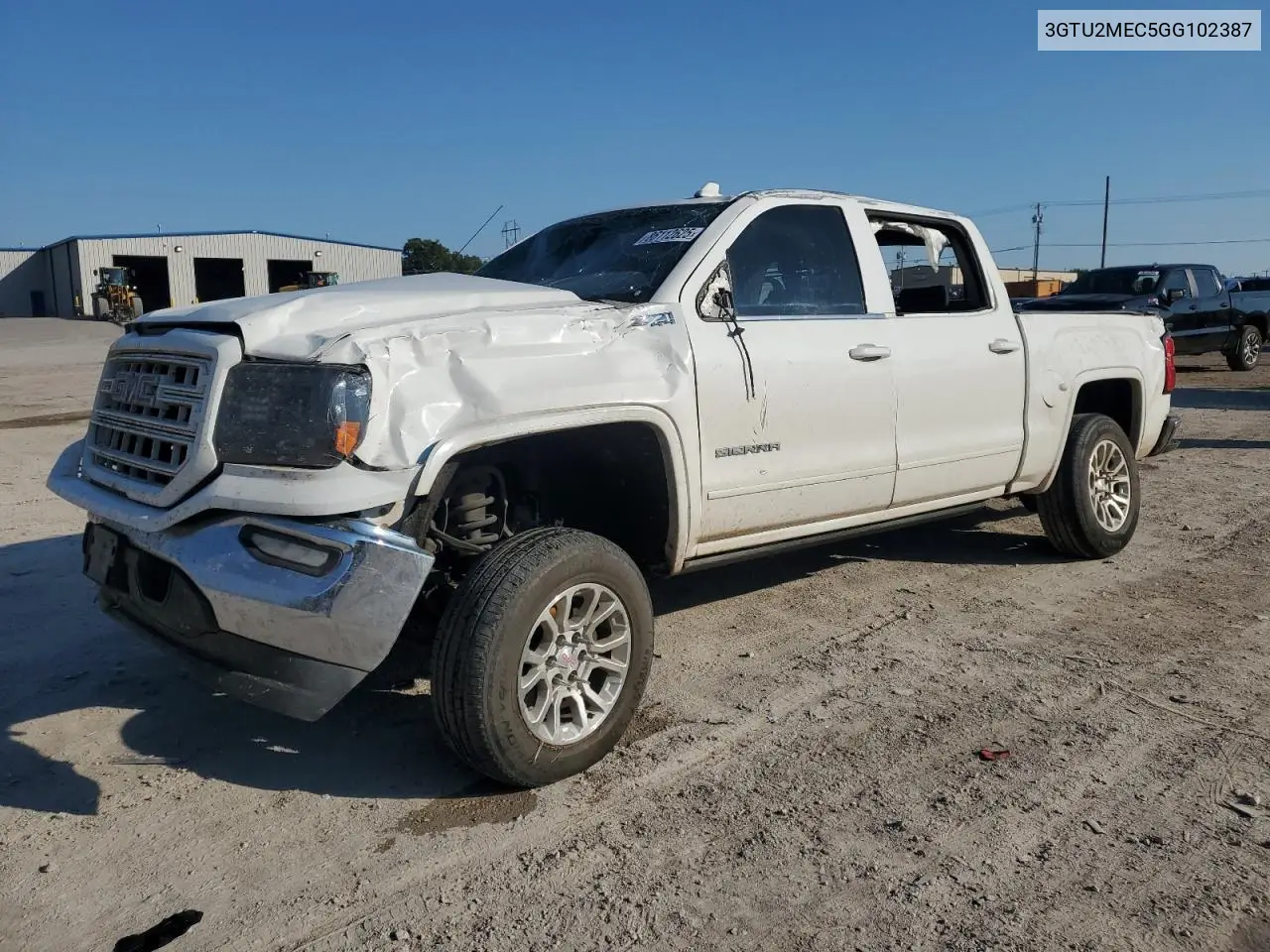 3GTU2MEC5GG102387 2016 GMC Sierra K1500 Sle