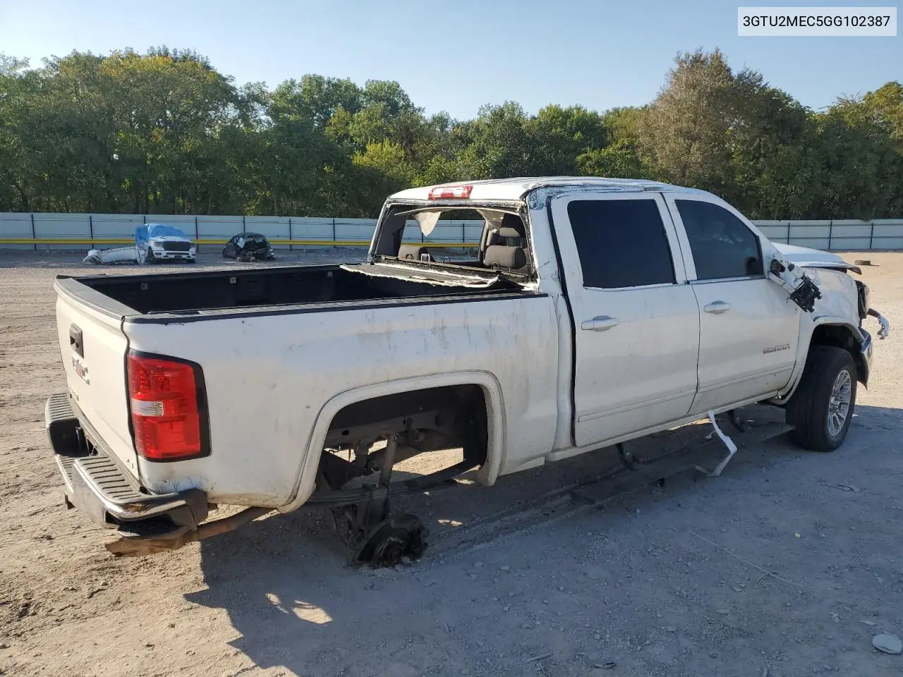 3GTU2MEC5GG102387 2016 GMC Sierra K1500 Sle