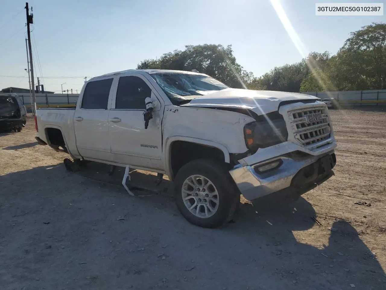 3GTU2MEC5GG102387 2016 GMC Sierra K1500 Sle