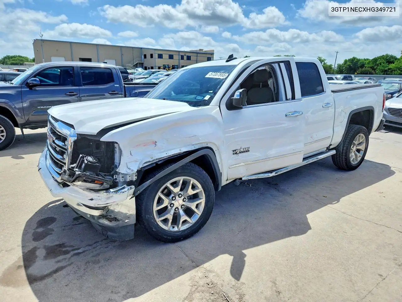 2017 GMC Sierra VIN: 3GTP1NECXHG349721 Lot: 57357866