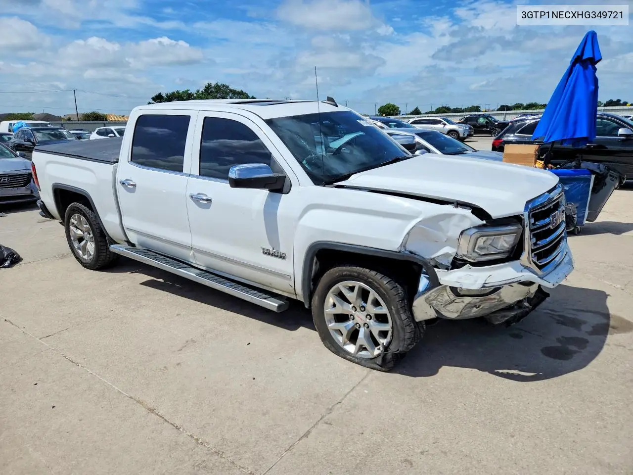 2017 GMC Sierra VIN: 3GTP1NECXHG349721 Lot: 57357866