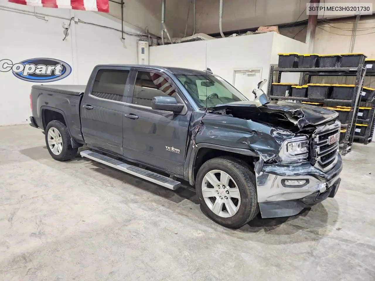 2017 GMC Sierra C1500 Sle VIN: 3GTP1MEC3HG201730 Lot: 57954506