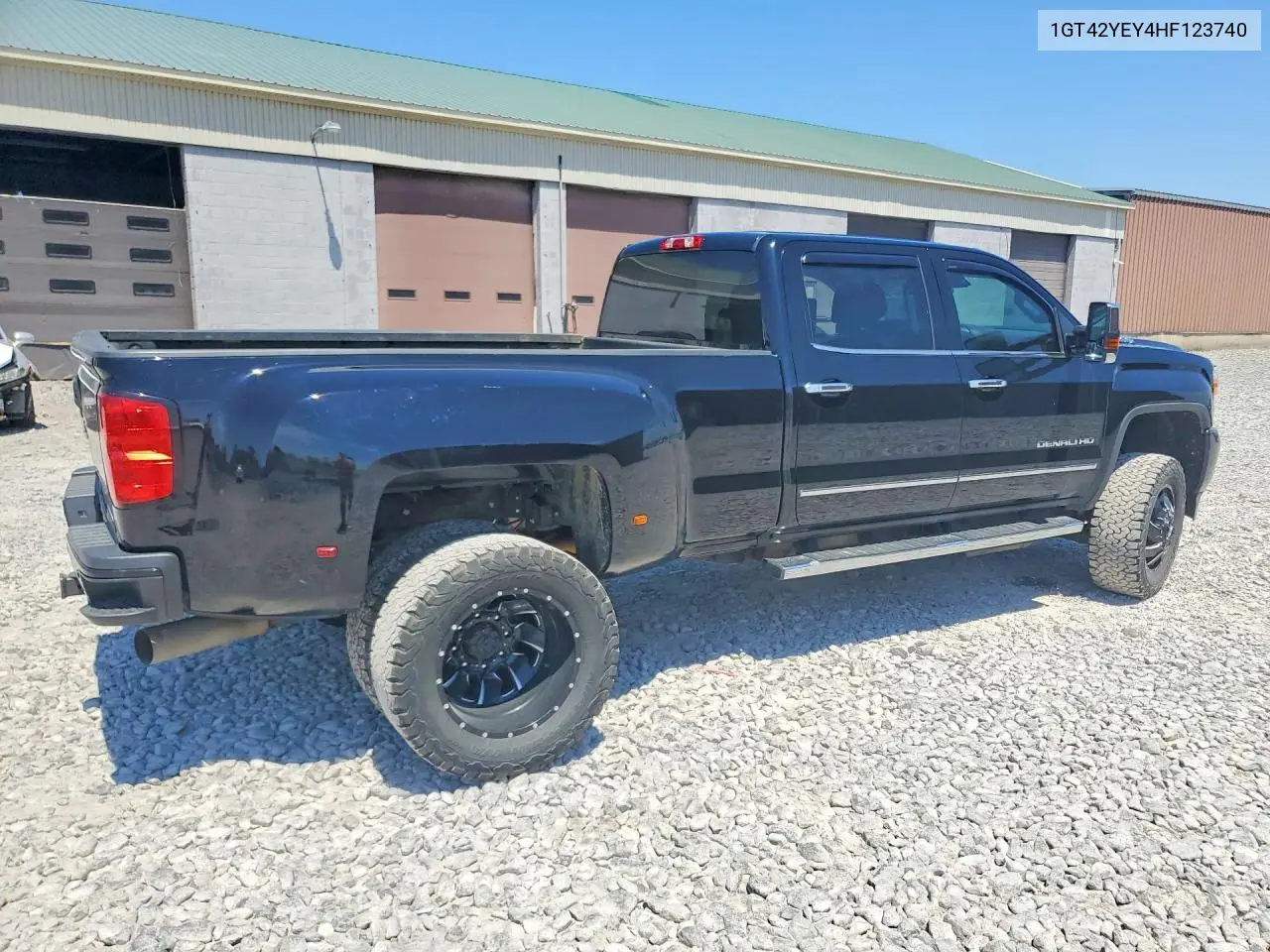 2017 GMC Sierra K3500 Denali VIN: 1GT42YEY4HF123740 Lot: 60631986