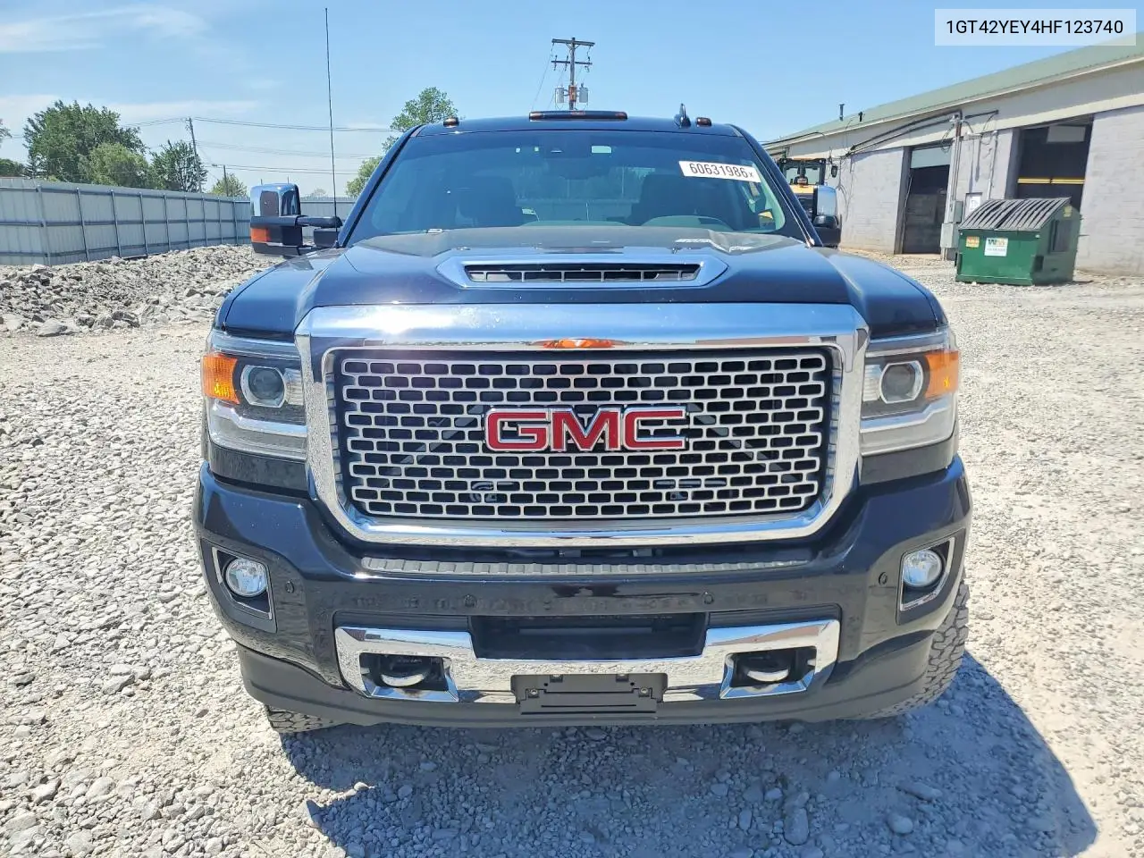 2017 GMC Sierra K3500 Denali VIN: 1GT42YEY4HF123740 Lot: 60631986