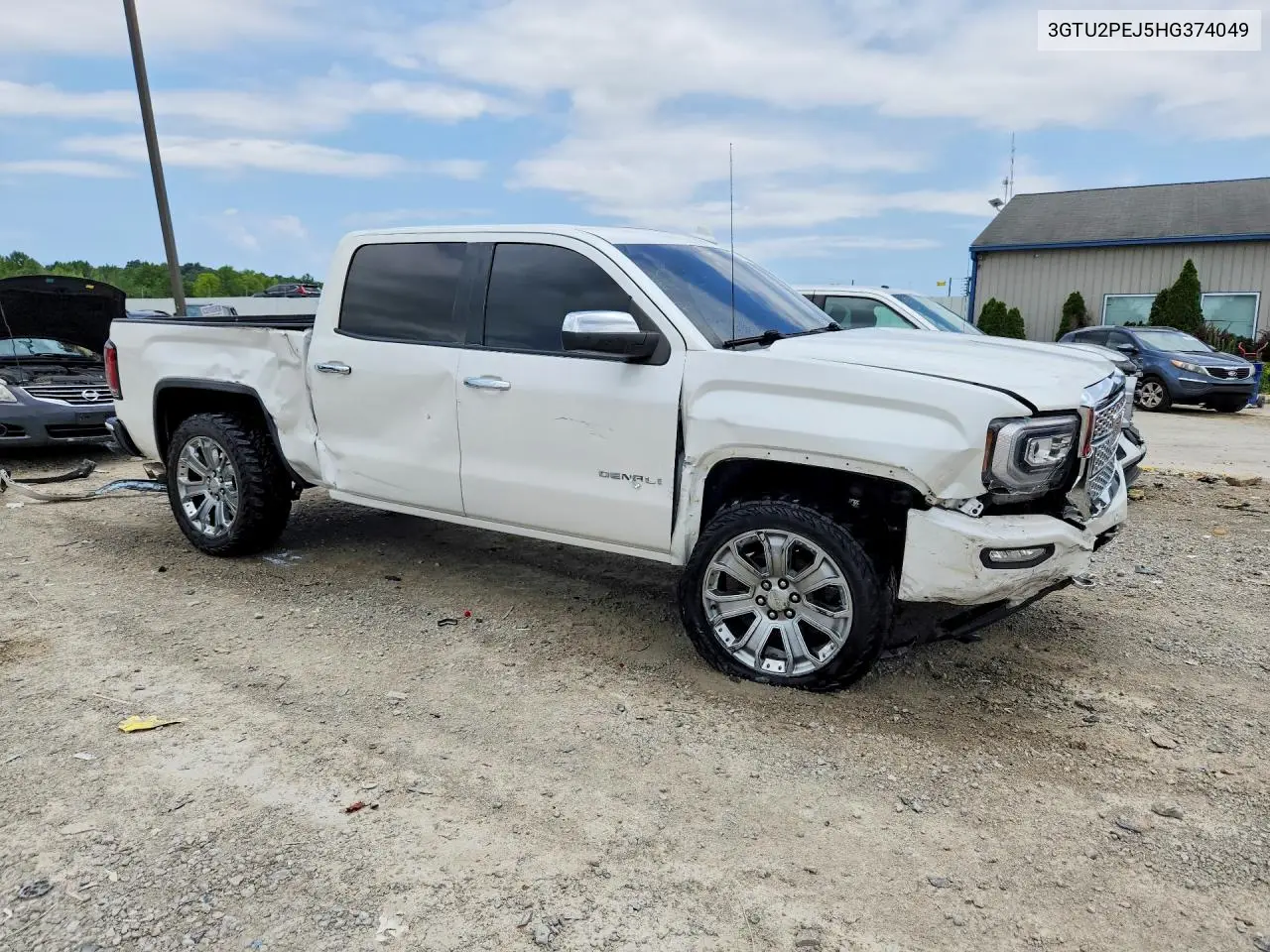 2017 GMC Sierra K1500 Denali VIN: 3GTU2PEJ5HG374049 Lot: 61795846