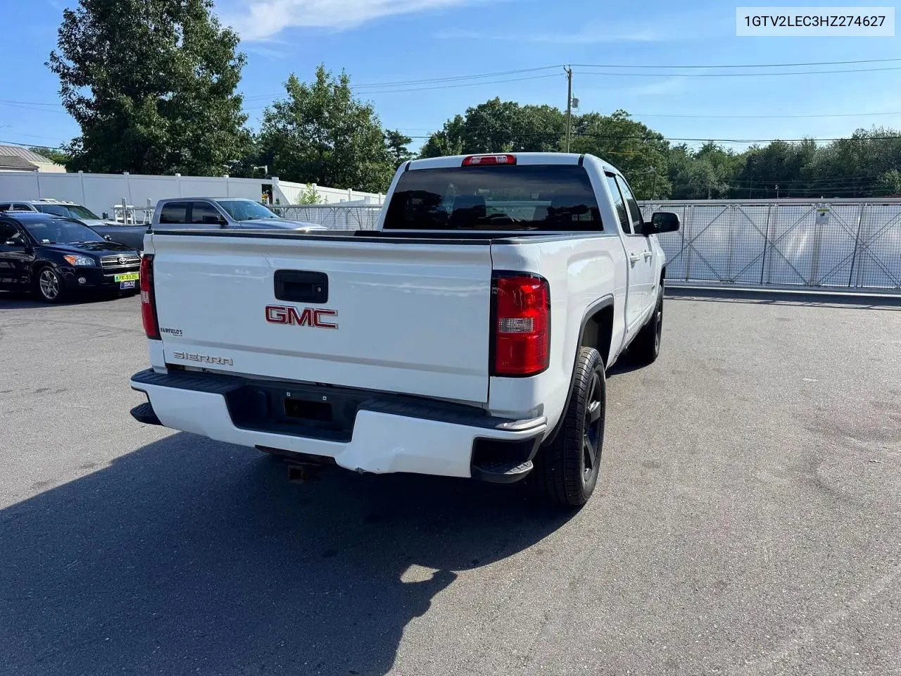 2017 GMC Sierra K1500 VIN: 1GTV2LEC3HZ274627 Lot: 62196126