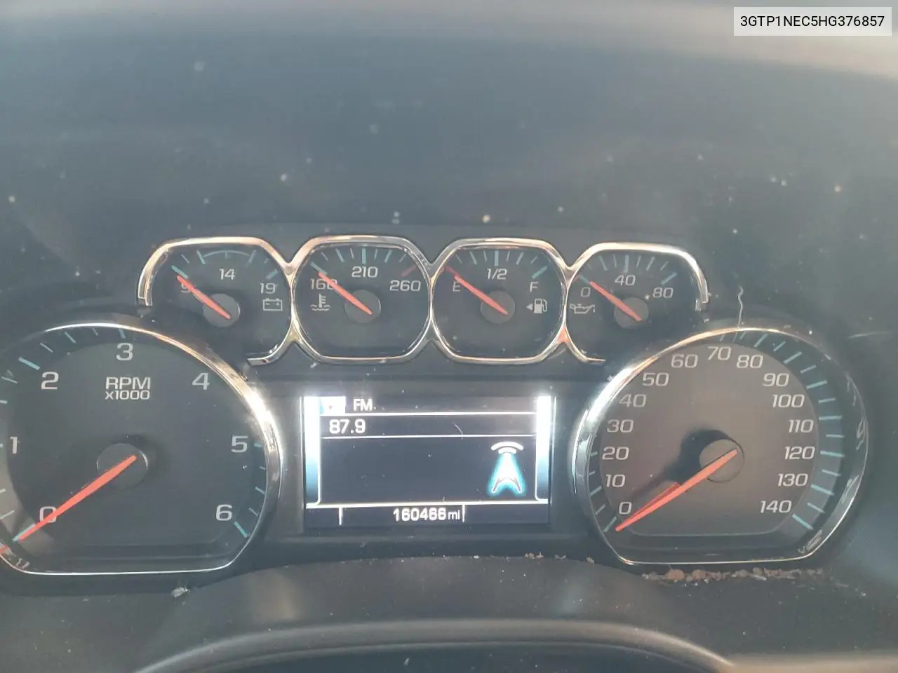 3GTP1NEC5HG376857 2017 GMC Sierra C1500 Slt