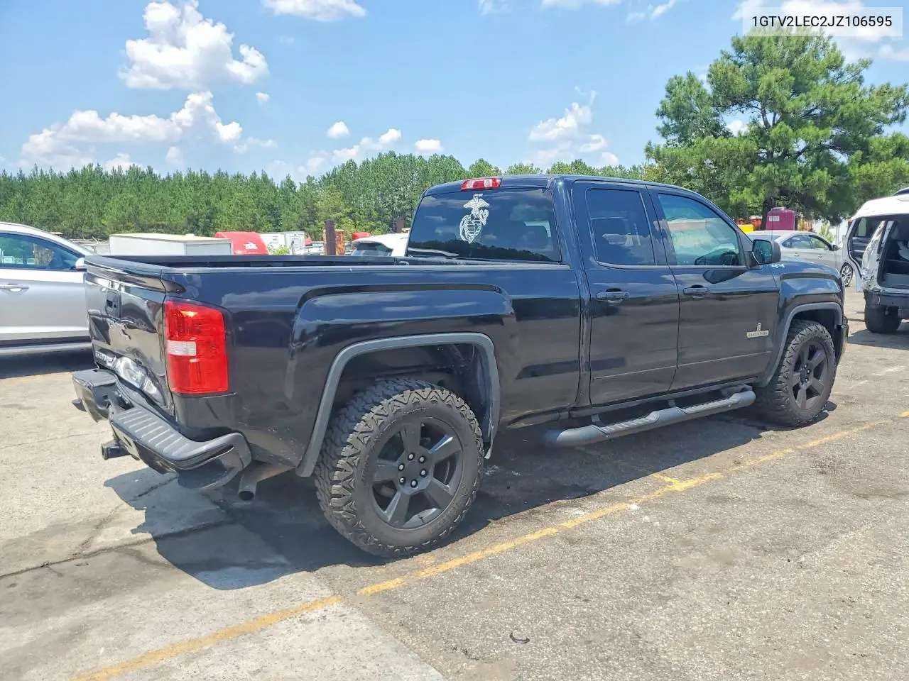 2018 GMC Sierra K1500 VIN: 1GTV2LEC2JZ106595 Lot: 56407556