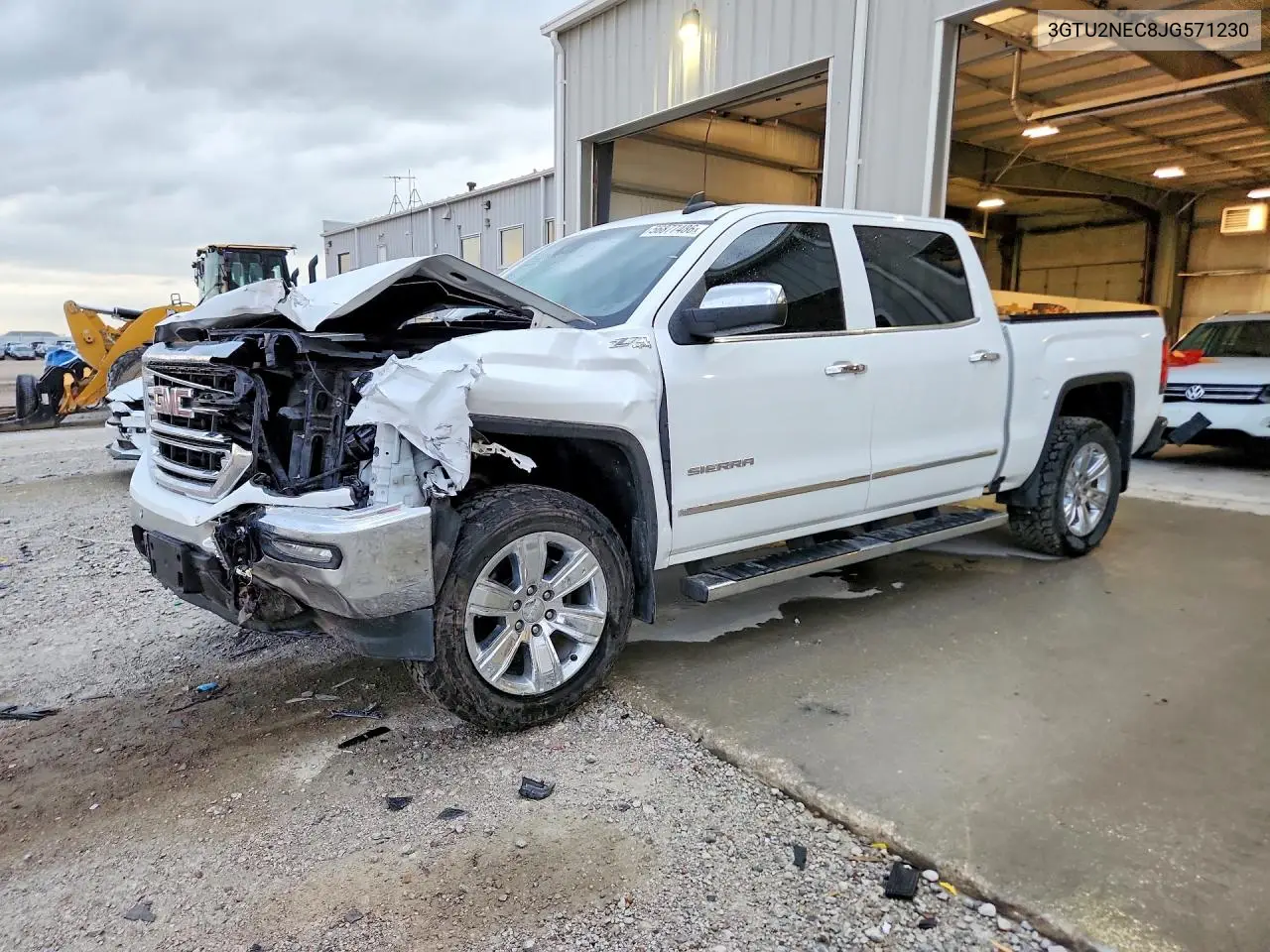 2018 GMC Sierra K1500 Slt VIN: 3GTU2NEC8JG571230 Lot: 56877486