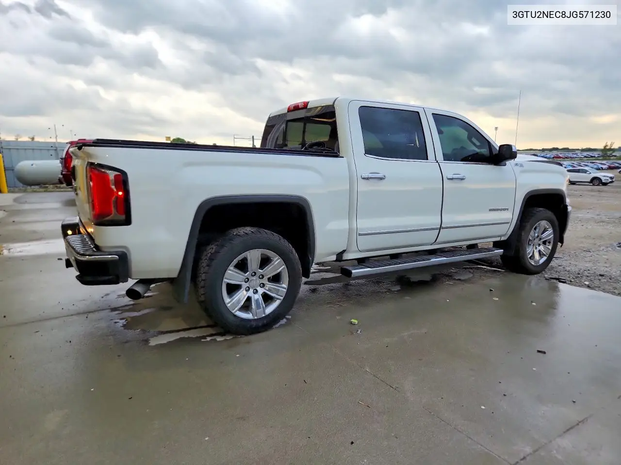 2018 GMC Sierra K1500 Slt VIN: 3GTU2NEC8JG571230 Lot: 56877486