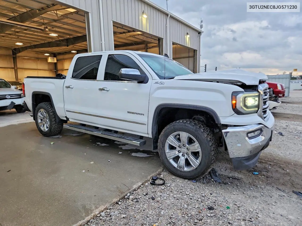 2018 GMC Sierra K1500 Slt VIN: 3GTU2NEC8JG571230 Lot: 56877486