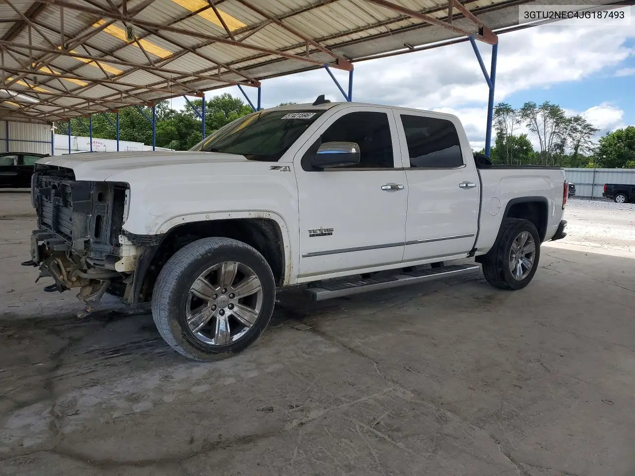 2018 GMC Sierra K1500 Slt VIN: 3GTU2NEC4JG187493 Lot: 57421596