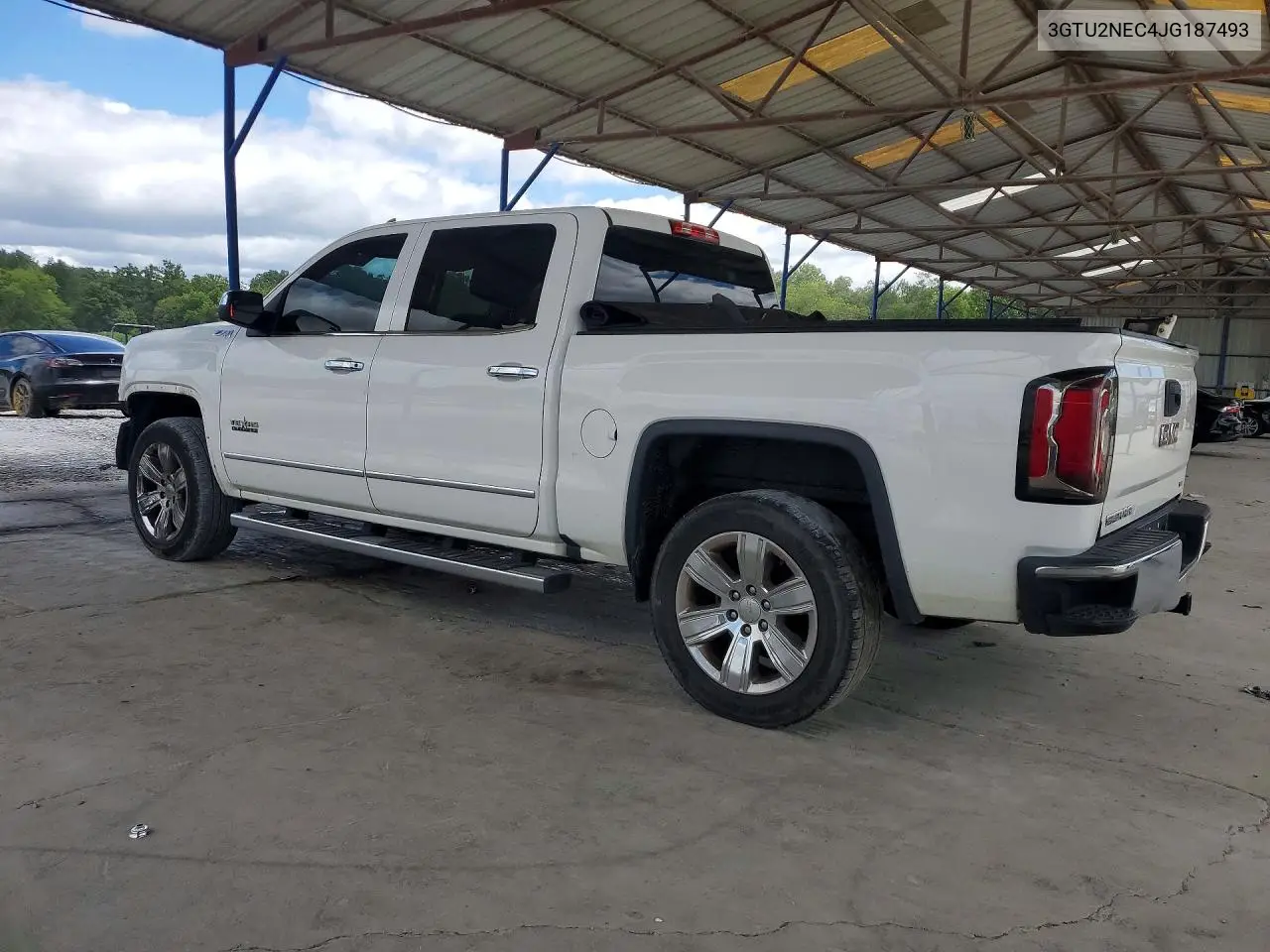 2018 GMC Sierra K1500 Slt VIN: 3GTU2NEC4JG187493 Lot: 57421596