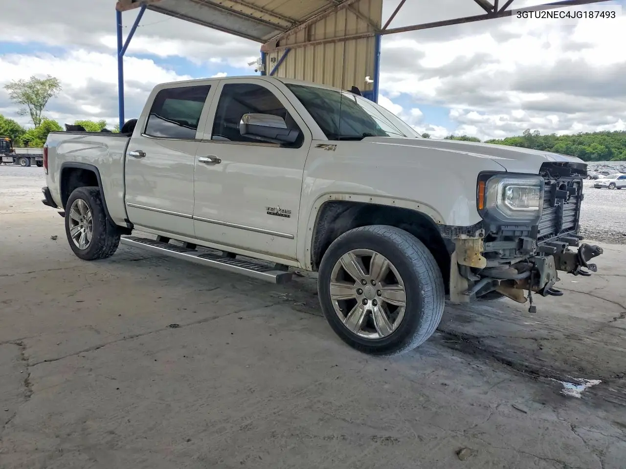 2018 GMC Sierra K1500 Slt VIN: 3GTU2NEC4JG187493 Lot: 57421596
