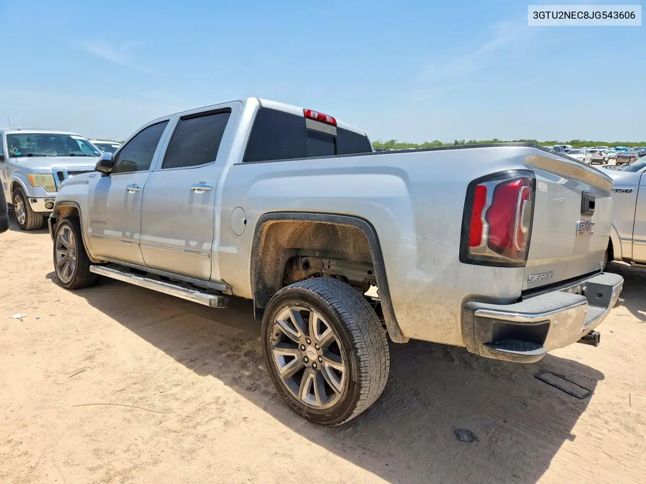 2018 GMC Sierra K1500 Slt VIN: 3GTU2NEC8JG543606 Lot: 60585966