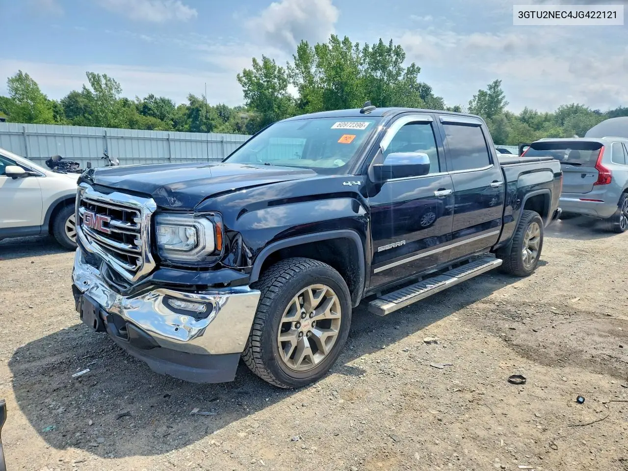 2018 GMC Sierra K1500 Slt VIN: 3GTU2NEC4JG422121 Lot: 60972396