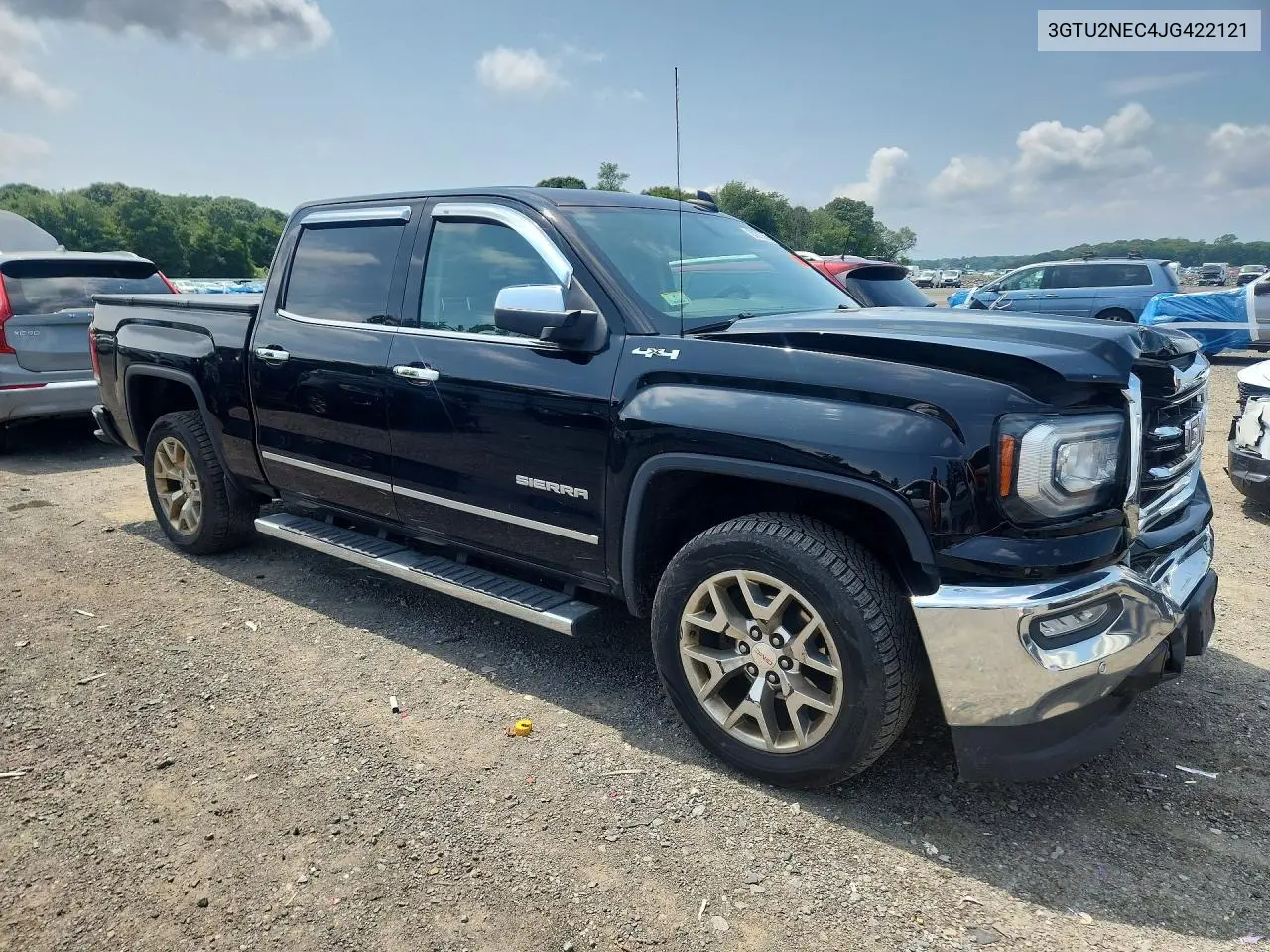 2018 GMC Sierra K1500 Slt VIN: 3GTU2NEC4JG422121 Lot: 60972396