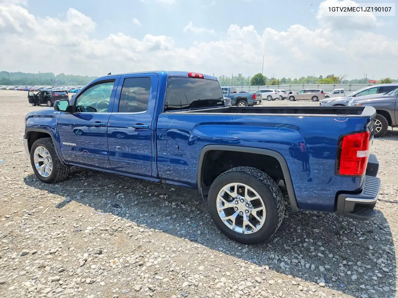 2018 GMC Sierra K1500 Sle VIN: 1GTV2MEC1JZ190107 Lot: 61315556