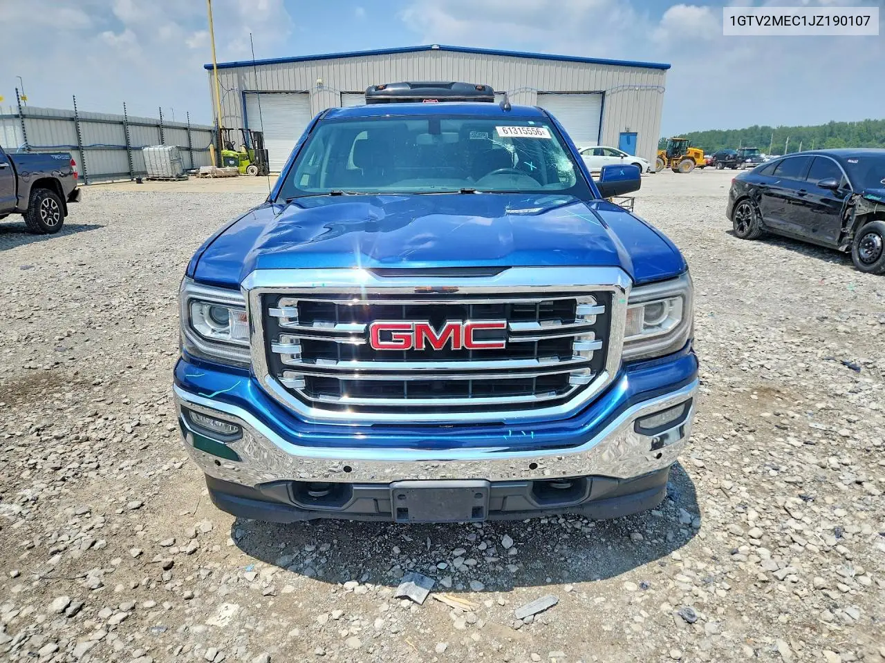 2018 GMC Sierra K1500 Sle VIN: 1GTV2MEC1JZ190107 Lot: 61315556