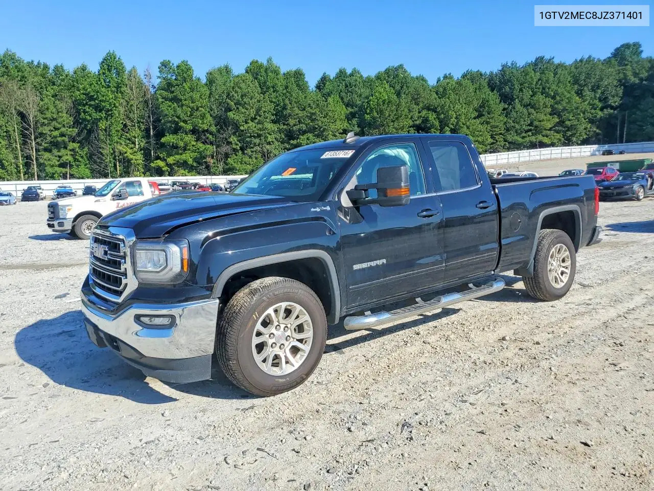 2018 GMC Sierra K1500 Sle VIN: 1GTV2MEC8JZ371401 Lot: 61353716